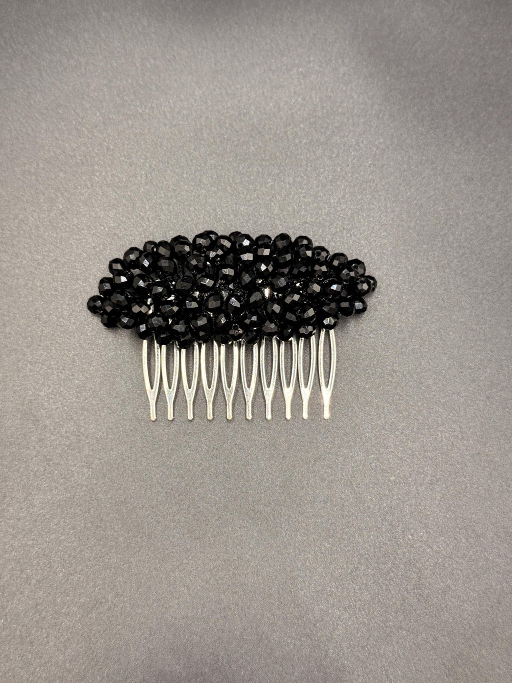 Braut Haarkamm Schwarz Kristall Strass Draht Haarschmuck - AVYRAA BRIDAL