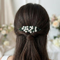 Braut Haarkamm Smaragdgrün Kristall Draht Haarschmuck - AVYRAA BRIDAL