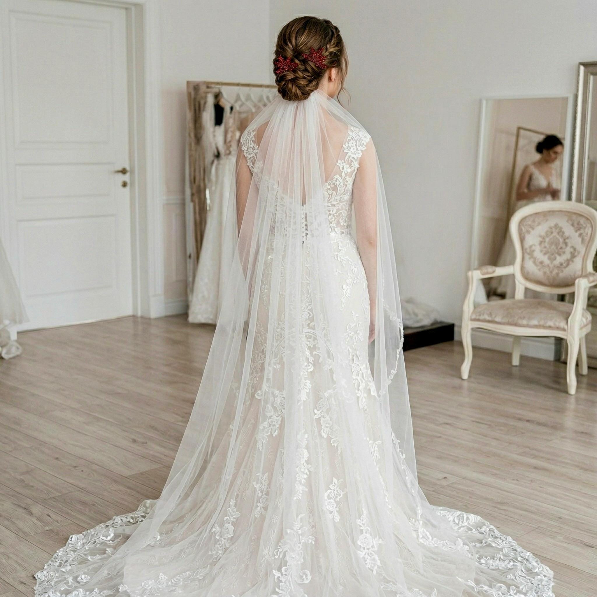 Braut Haarnadeln Rot Kristall Golddraht Strass Haarschmuck - AVYRAA BRIDAL