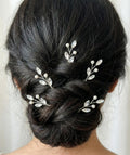 Braut Haarpins mit Perlen und Tropfensteinen - AVYRAA BRIDAL