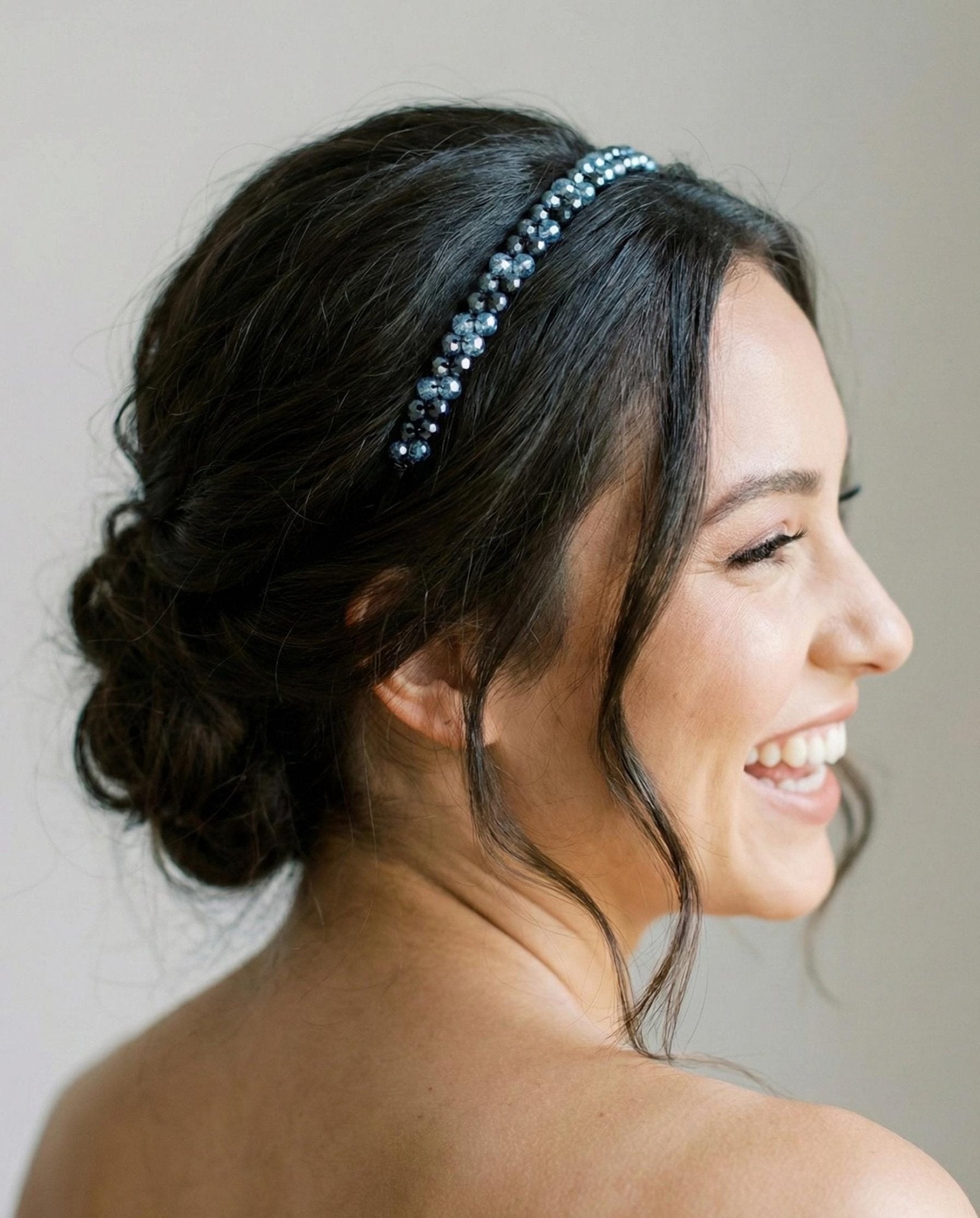 Elegante Braut Tiara in Violett AB | Funkelnde Kristall Tiara für Hochzeit & Abendveranstaltungen | Feiner Haarreif - AVYRAA BRIDAL