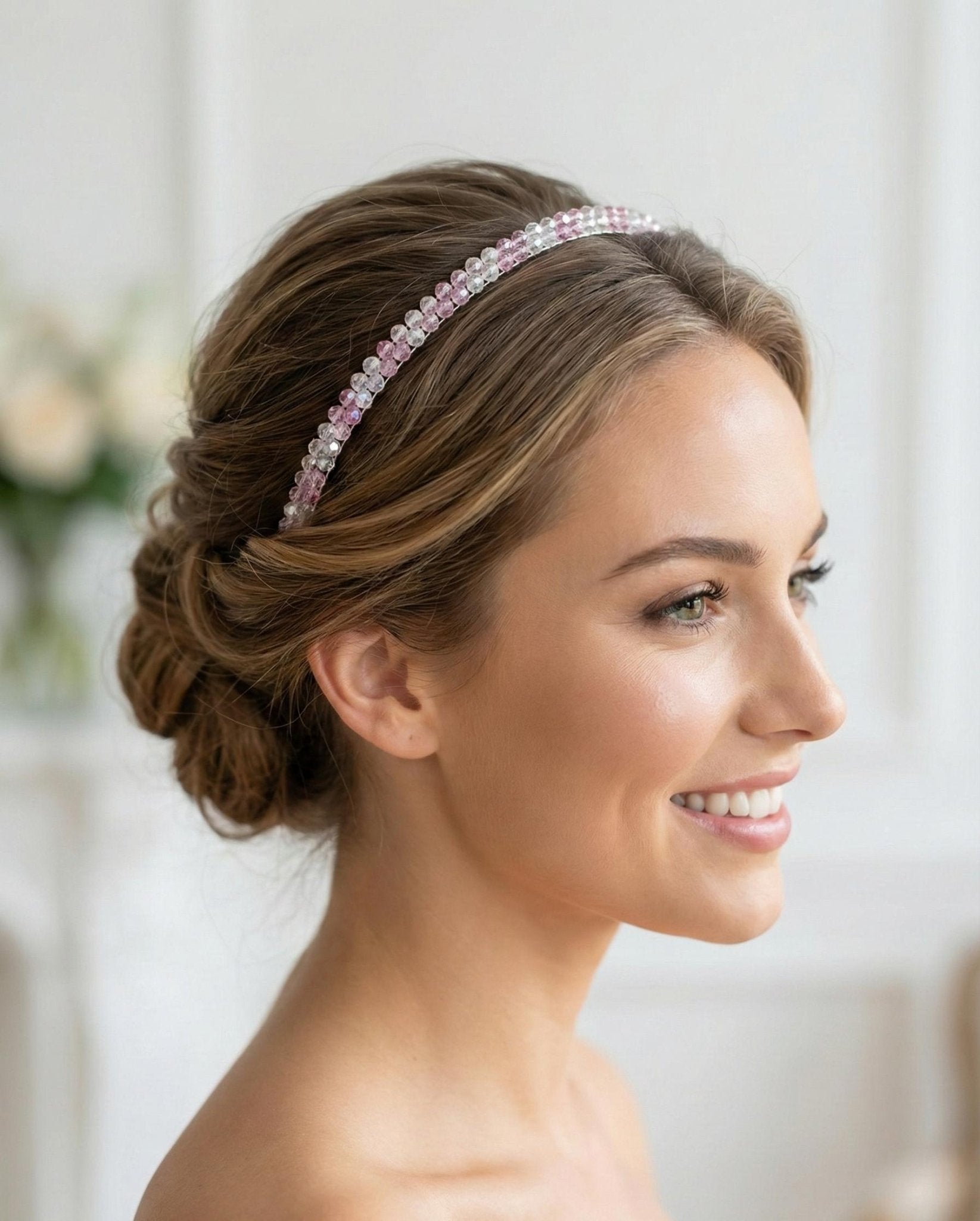 Handgemachter Kristall - Haarreif – Eleganter Haarschmuck für Hochzeit, Party & besondere Anlässe - AVYRAA BRIDAL