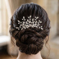 Braut Haarkamm mit funkelnden Ziersteinen, Bridal Crystal Comb, Wedding Hair Accessory, Rhinestone Hair Piece