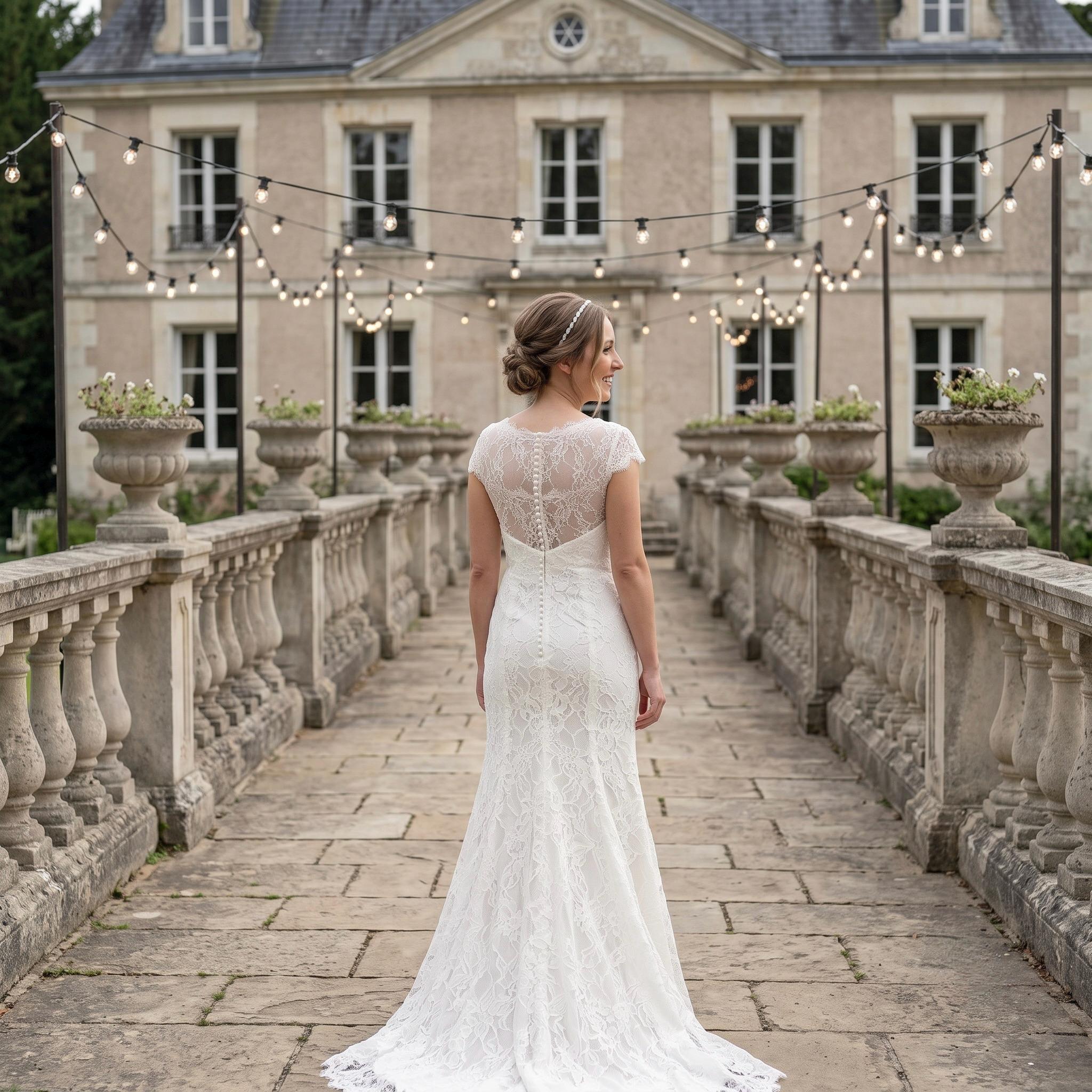 Brauthaarreif mit klaren Navette-Kristallen | Silberfarbener minimalistischer Haarschmuck für Hochzeit und Standesamt