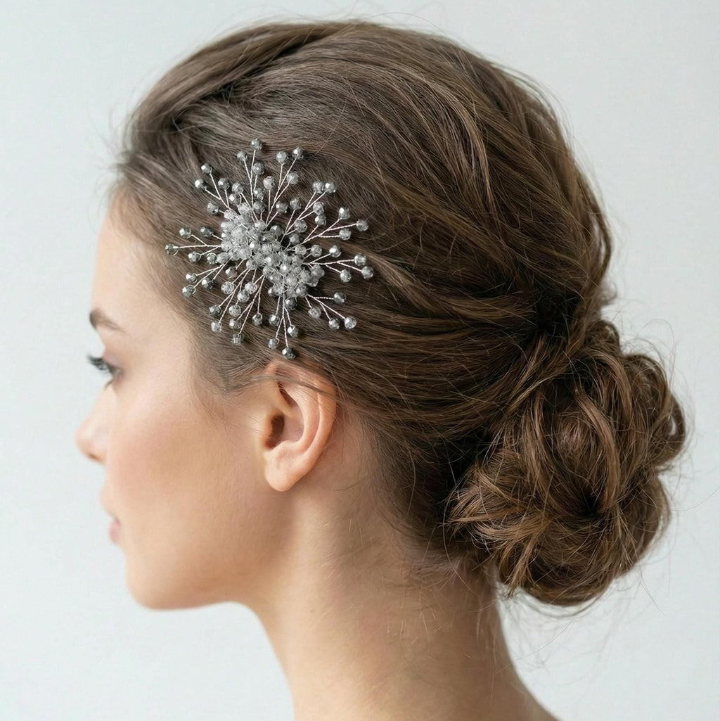 Kristall Braut Haarkamm für elegante Hochzeitsfrisuren - AVYRAA BRIDAL
