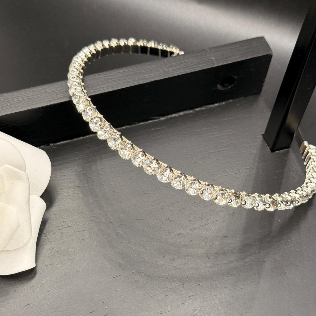Kristall Braut Stirnband für elegante Hochzeitsfrisuren - AVYRAA BRIDAL