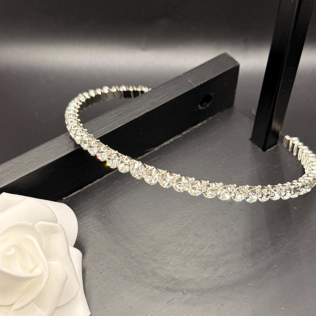 Kristall Braut Stirnband für elegante Hochzeitsfrisuren - AVYRAA BRIDAL
