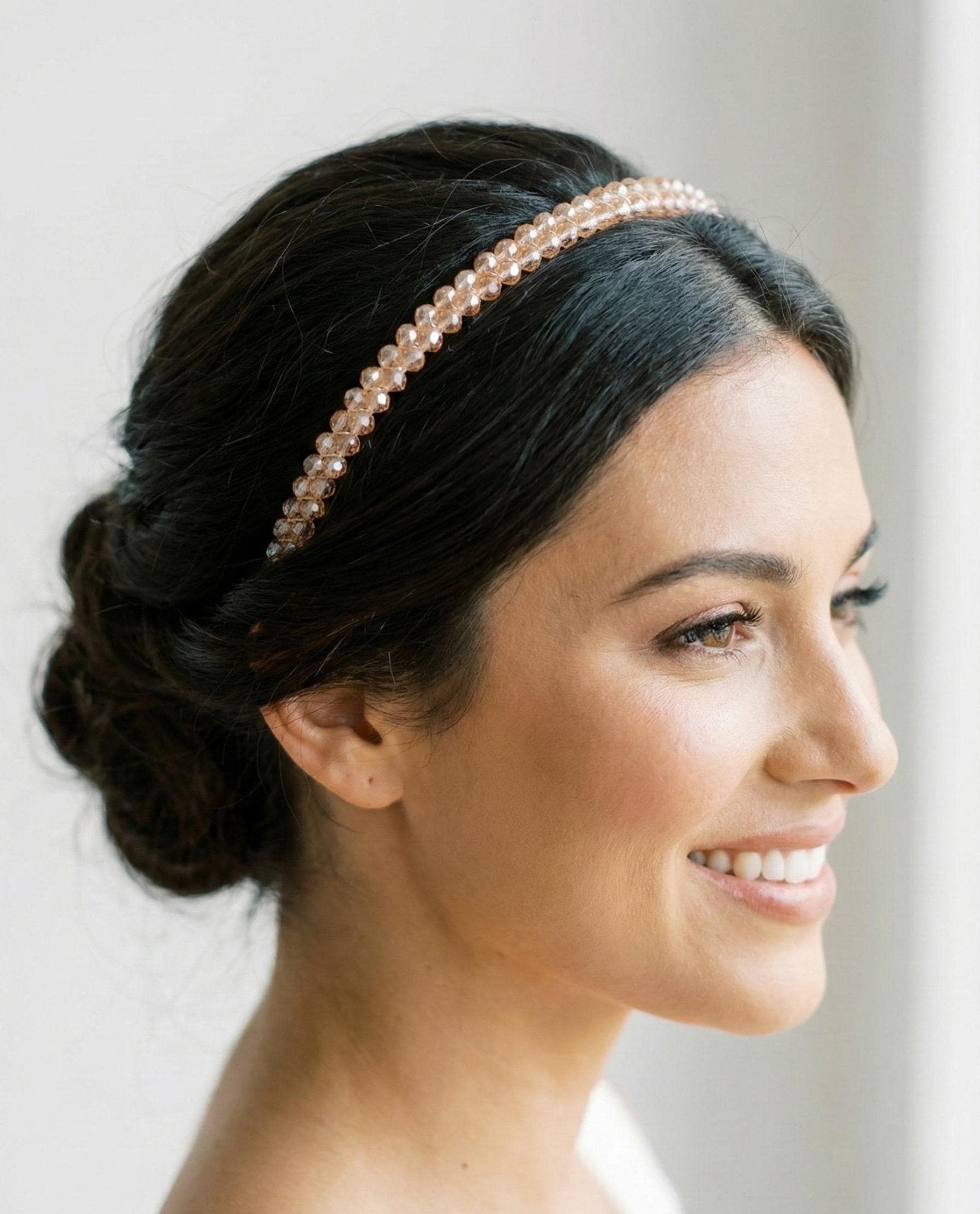 Kristall Haarreif in 7 Farben für Braut und Festlook - AVYRAA BRIDAL