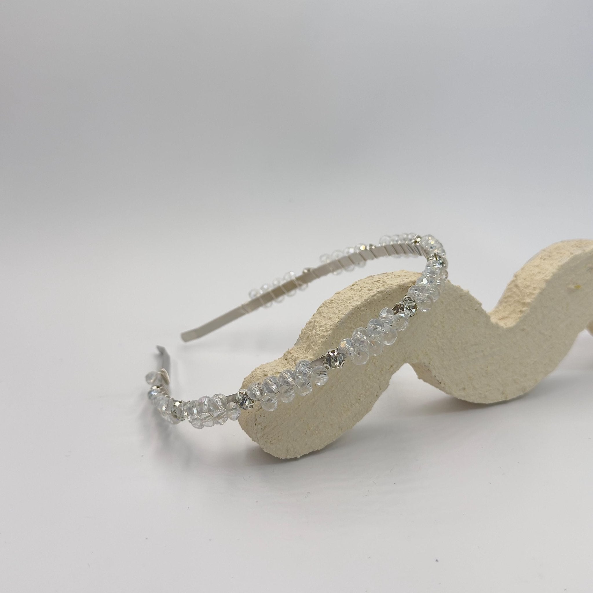 Kristallklarer Haarreif für Brautlook und festliche Anlässe - AVYRAA BRIDAL
