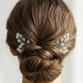 Perlen Haarnadeln in Gold oder Silber 6 cm - AVYRAA BRIDAL