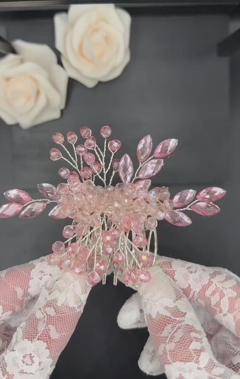 Exclusive Crystal Bridal Hair Comb for Elegant Hairstyles