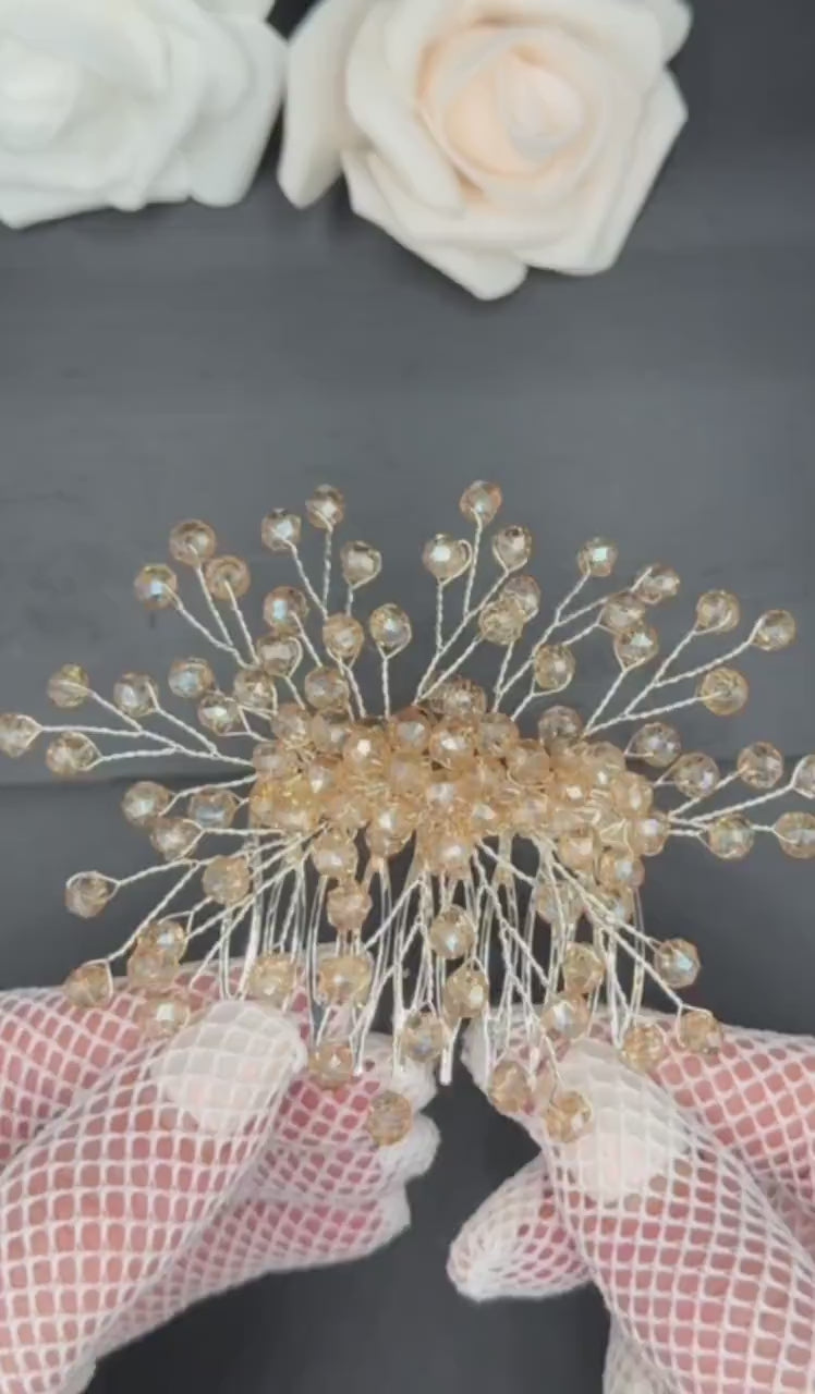 Crystal Hair Comb for Elegant Bridal Hairstyles