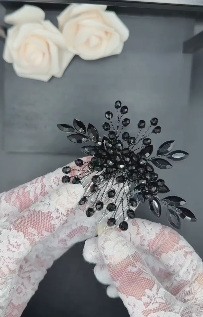 Fine Crystal Bridal Hair Comb for Classic Bridal Looks